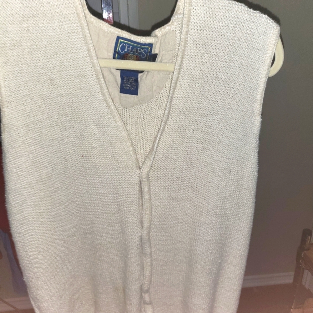 Chaps sweater vest